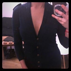 Authentic Theory Blazer Style cardigan navy